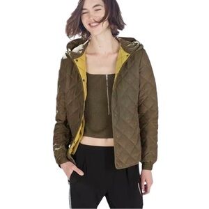Zara Packable Light Puffer Hooded Liner Jacket